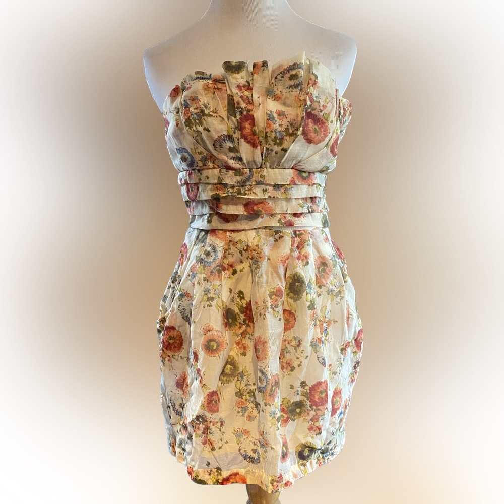 Do & Be Strapless Mini Dress (M)